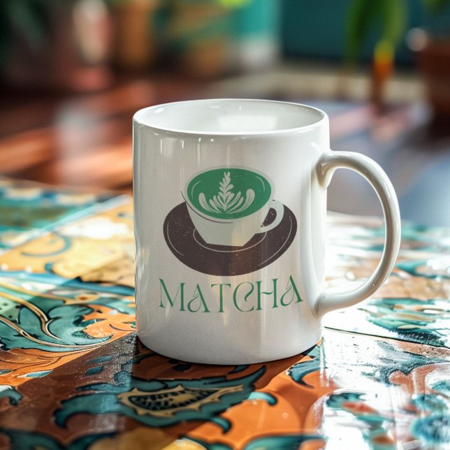 Matcha Boba Tea Kaffemugg (Skapare uppladdad)