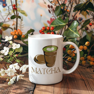 Matcha Boba Tea Kaffemugg