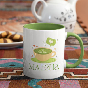 Matcha Boba Tea Mugg
