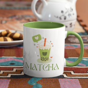 Matcha Boba Tea Mugg