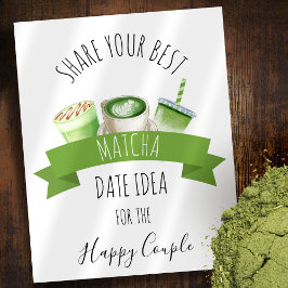 Matcha Bröllopsduschskylt Poster