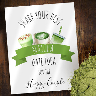 Matcha Bröllopsduschskylt Poster