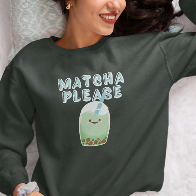Matcha Bubble Tea T Shirt (Skapare uppladdad)