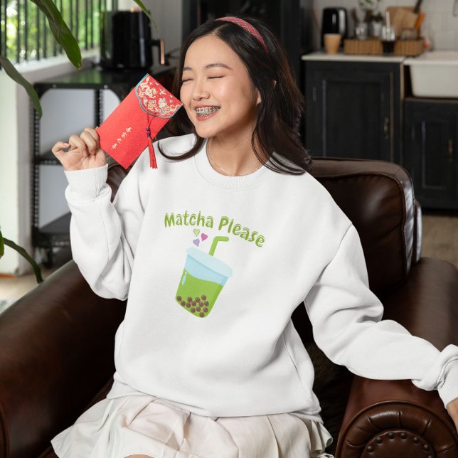 Matcha Bubble Tea T Shirt (Skapare uppladdad)