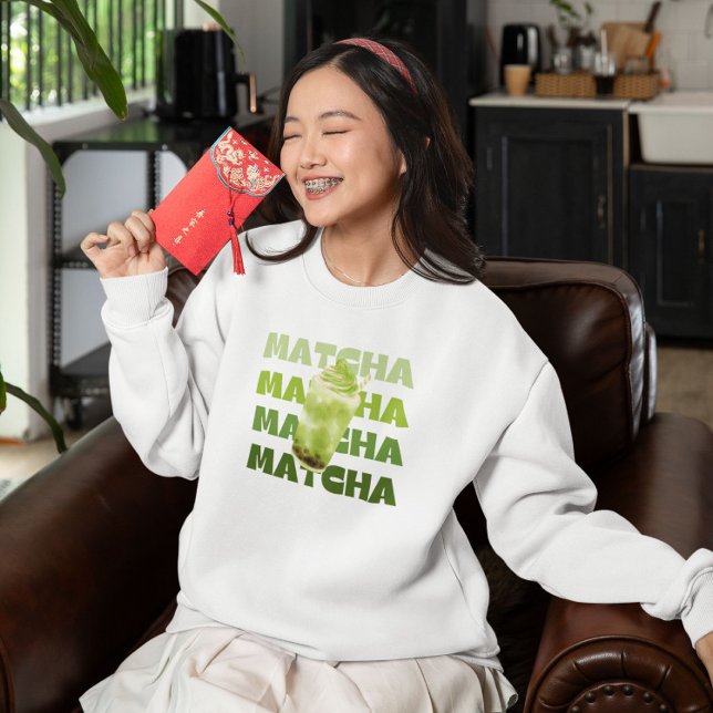 Matcha Bubble Tea T Shirt (Skapare uppladdad)