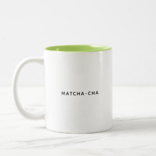Matcha-Cha Cute och Funny Coffee Mugg