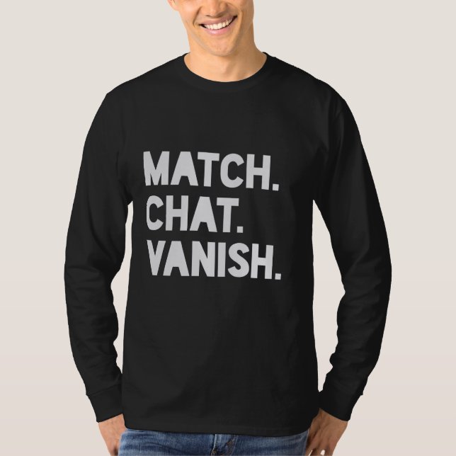 Matcha, Chatta, danska - Dating App T Shirt (Framsida)