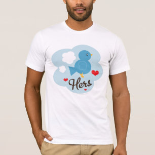 Matcha den hennes skjortan för tee shirt