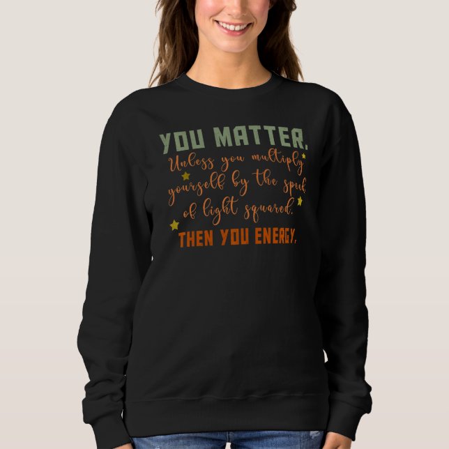 Matcha energifysikerna t shirt (Framsida)