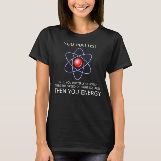 Matcha energifysikerna t shirt (Framsida)