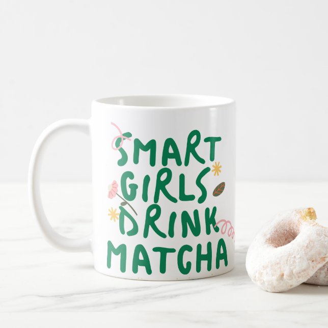 Matcha flicka Mugg , MUg present , matcha mugg pre (Med munk)