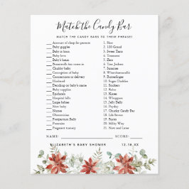 Matcha godisbaren | Baby Shower-spel