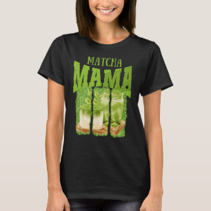 MATCHA Grönt Glitter Penseldrag T Shirt