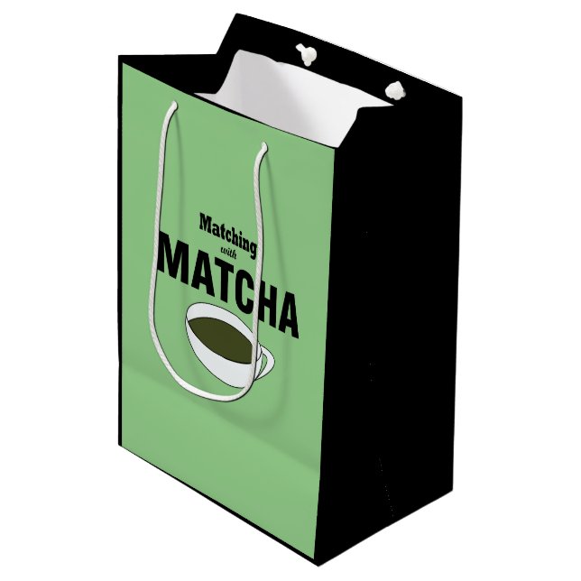 Matcha grönt te (Framsidan Vinklad)