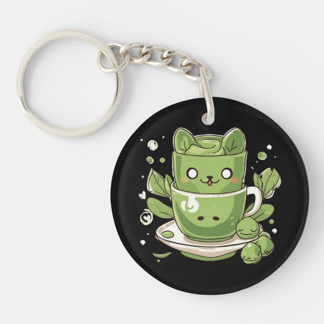 matcha grönt te (Framsidan)