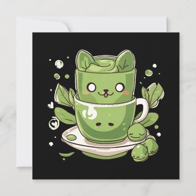 matcha grönt te (Framsida)
