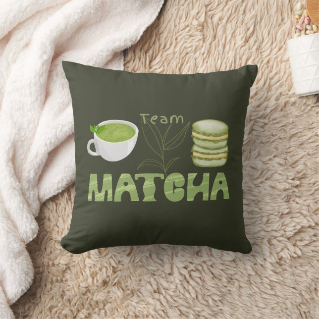 Matcha grönt te, Allting är bättre med matcha Kudde (Filt)
