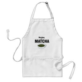 Matcha grönt te förkläde