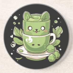 matcha grönt te underlägg