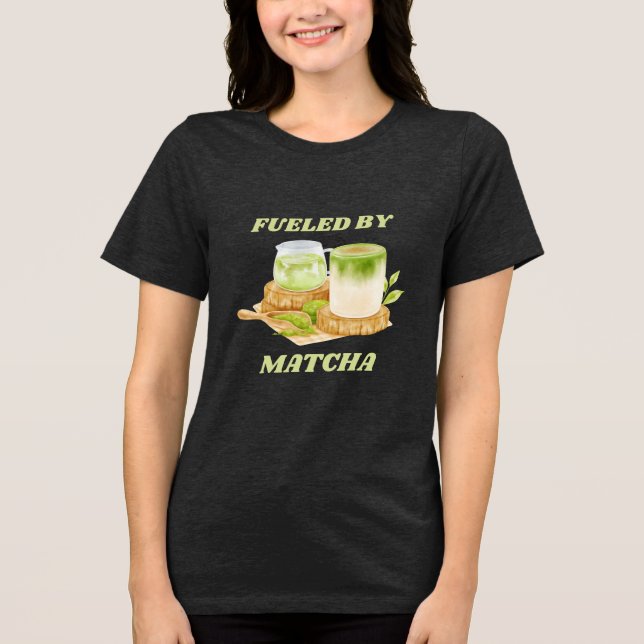 Matcha Grönt Tea Bubble Tea Älskare T Shirt (Framsida)
