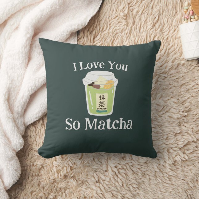 Matcha Grönt Tea Kudde (Filt)