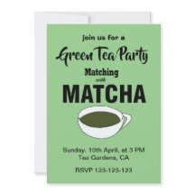 Matcha Grönt Tea Party