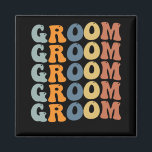 Matcha hämta Redo Bride & Groom Bröllop Groom Magnet<br><div class="desc">Matcha hämta Redo Bride & Groom Bröllop Groom</div>