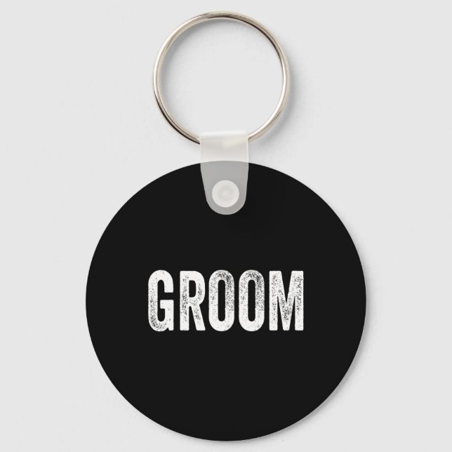 Matcha hämta Redo Bride och Groom Bröllop Gro Nyckelring (Framsida)