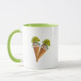  Matcha ice cream mug Mugg