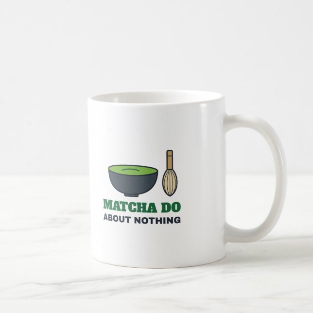Matcha Inget Alls Shakespeare Te Puns Kaffemugg (Höger)