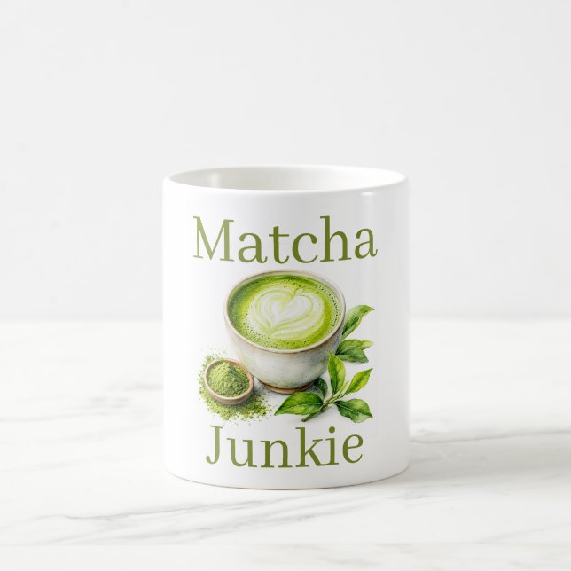 Matcha Junkie Kaffe Mugg (Center)