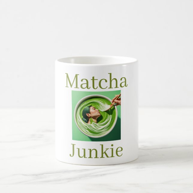 Matcha Junkie Kaffe Mugg (Center)