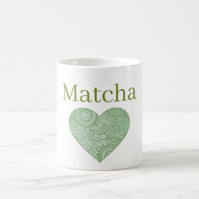 Matcha kärlek kaffemugg (Center)