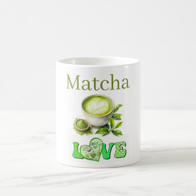 Matcha kärlek kaffemugg (Center)