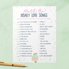 Matcha Kärlek Sång Ice Cream Shower Game Pack Anteckningsblock