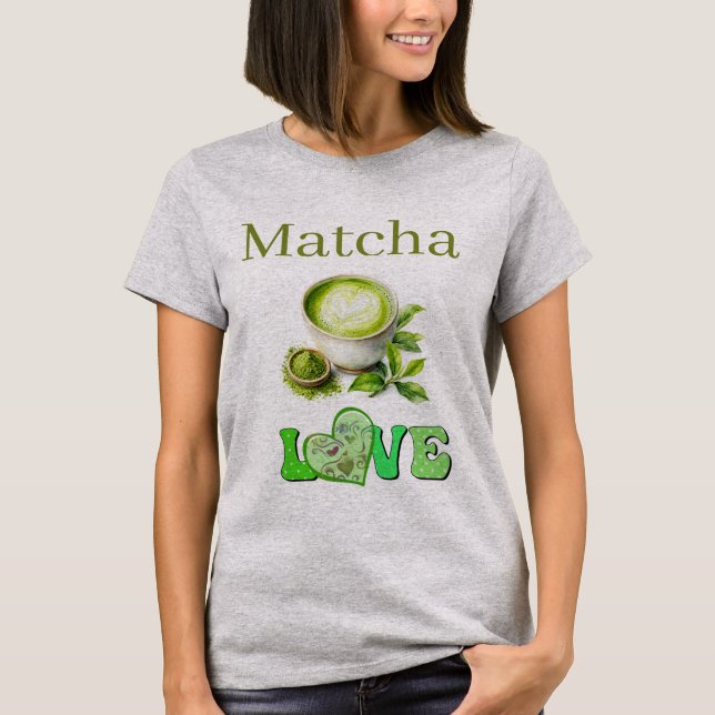 Matcha Kärlek T-Shirt (Framsida)