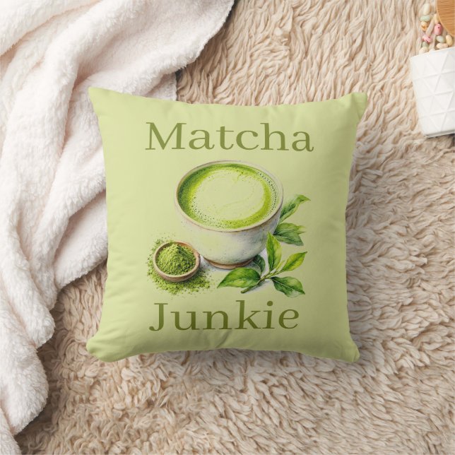 Matcha Kastkudde Kudde (Filt)