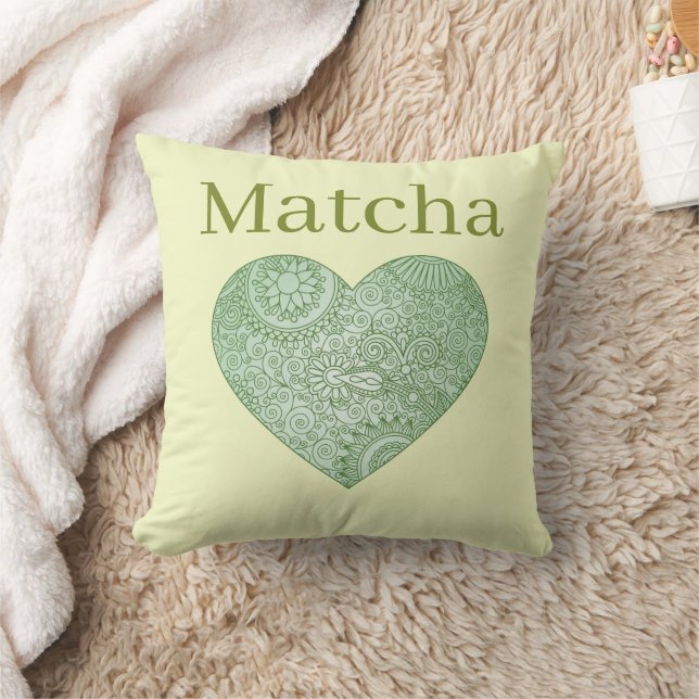 Matcha Kastkudde Kudde (Filt)