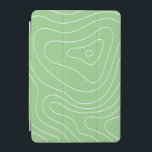 Matcha konturflöde iPad mini skydd<br><div class="desc">Den här matchningsmatchen i grönt mönster har elegant topografiskt linjer,  blandar naturinspirerad geometri med ett lugnande,  modernt estetiskt. Perfekt för älskare av minimalism,  jordtoner och abstrakt design - idealisk för telefonväskor,  väggkonst,  kläder med mera.</div>