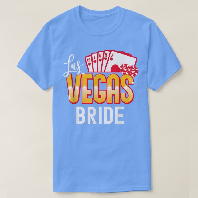 Matcha Las Vegas Bröllop Bride och Groom Vegas B T Shirt (Design framsida)