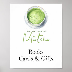 Matcha Latte - Böcker, kort och presenter baby sho Poster