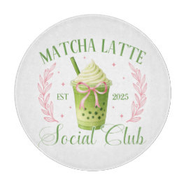 Matcha Latte Klubb Social Glass Round Clearing Boa
