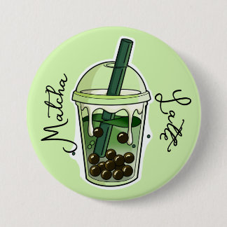 Matcha latte knapp