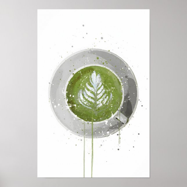 Matcha Latte Poster (Framsidan)