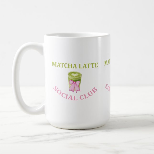 MATCHA LATTE SOCIAL CLUB KAFFEMUGG (Vänster)