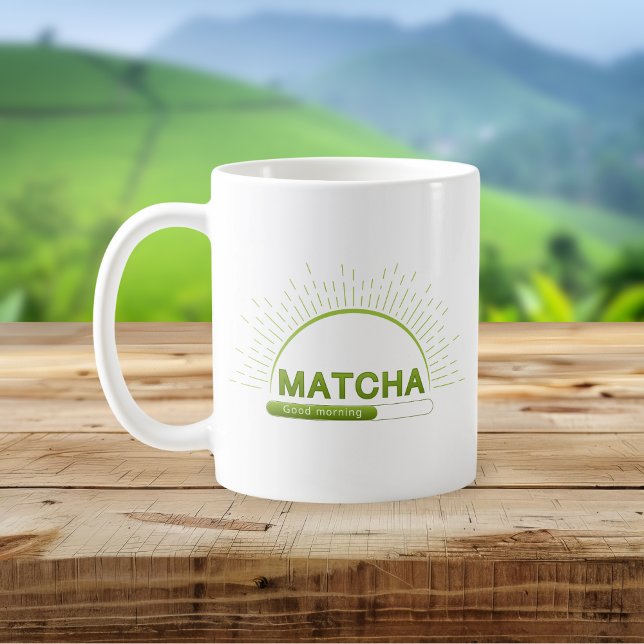 Matcha Lover Good Morning Green Mug Kaffemugg (Skapare uppladdad)