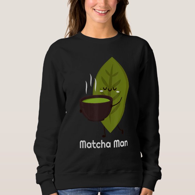 Matcha Man Matcha Teblad T Shirt (Framsida)