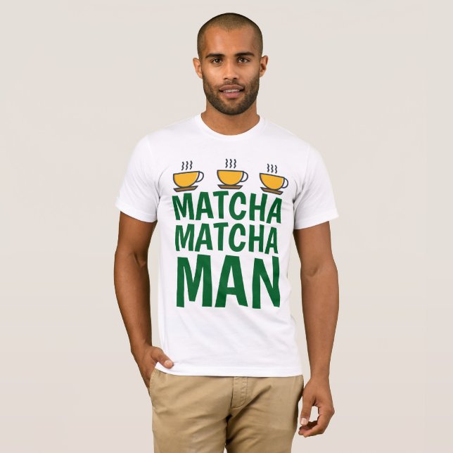 MATCHA-MANT-tröja T Shirt (Hel framsida)