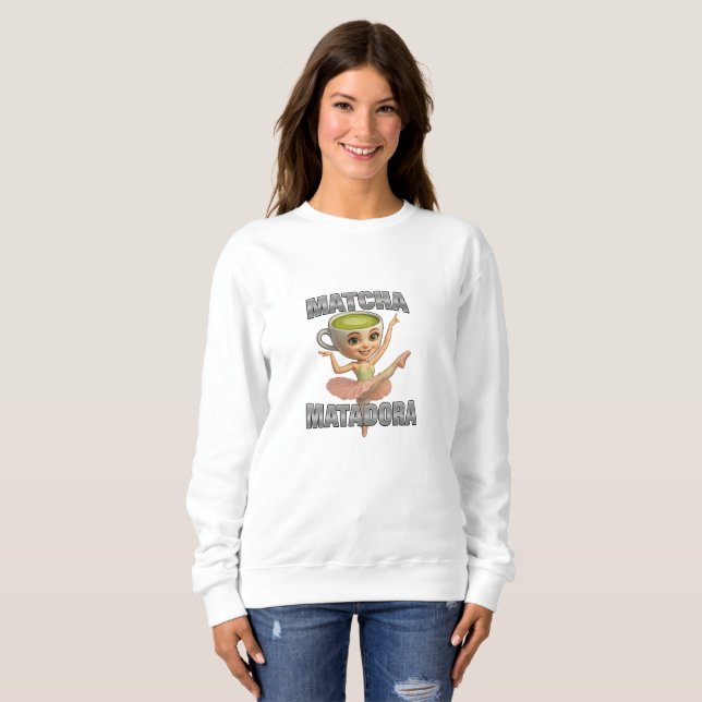 Matcha Matadora Grace Meets Grönt Energy T Shirt (Hel framsida)