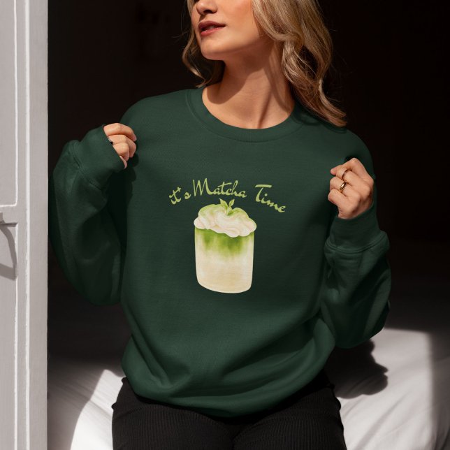 Matcha, Matcha Sweatshirt T Shirt (Skapare uppladdad)